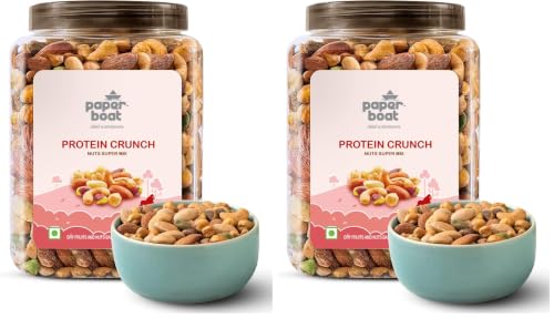 Image 2 of 1 kg (Pack of 2) for the product Paper Boat Protein Crunch, Premium Dry Fruit Mix