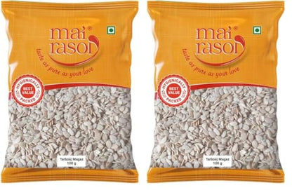 Image 1 of 100 gm (Pack of 2) for the product MAI RASOI Watermelon Seeds | Tarbooj Magaz | Majag Ki Beej