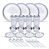 Image 1 of Default Title for the product LiMETRO STEEL Stainless Steel Dinner Set for 4, 24-Piece