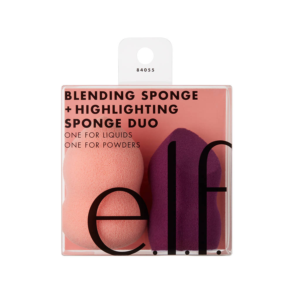 Image 2 of e.l.f. Cosmetics Blending Sponge & Highlighting Sponge Duo