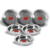 Image 1 of 6PC / 19cm for the product Sumeet Stainless Steel Serving Plates