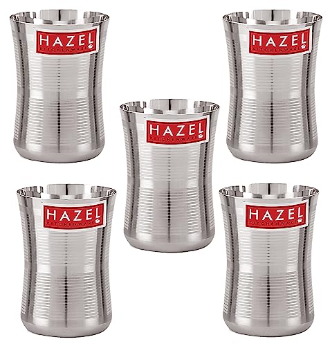 Image 22 of Set of 5 / Lassi Glass, 650 ML for the product HAZEL Stainless Steel Glasses