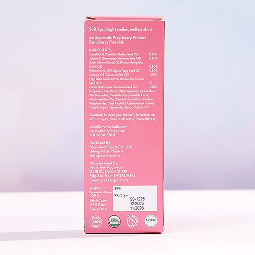 Image 10 of Whimsy Beauty Strawberry Swipe Pink Lipstick