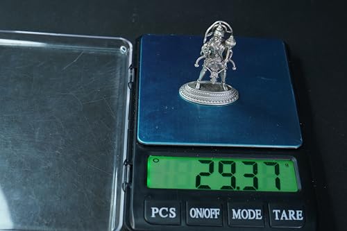Image 6 of Dista Silvers Antique Hanuman Standing with Gaja 29.37G