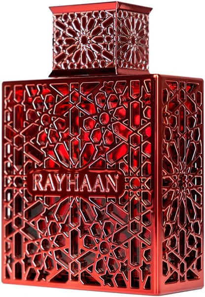 Image 2 of RAYHAAN Crimson Eau de Parfum Spray for Unisex –Luxury Arabian Perfume, Long Lasting EDP Fragrance, Premium Designer Red Bottle Scent, Rich Oriental Aroma for Men & Women