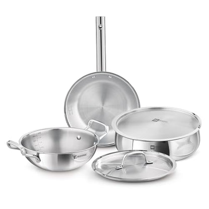 Image 2 of BERGNER Tripro BE Essentials 5 Pcs Triply Cookware Set