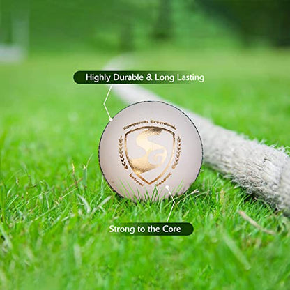 Image 7 of SG Cricket Balls Test LE (White)