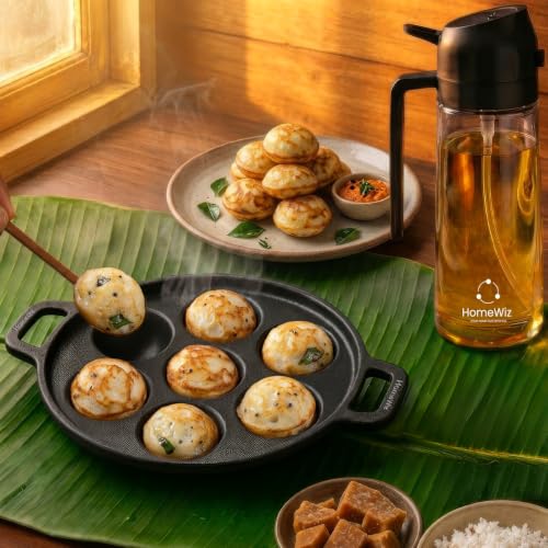 Image 2 of 19 cm | 7 Cavity for the product HomeWiz Cast Iron Appe Pan