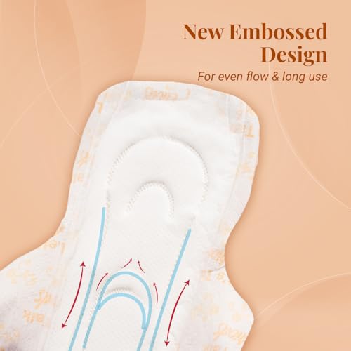 Image 8 of Niine Dry Comfort XL Sanitary Pads for Women |36 Pads, Pack of 1| 282 mm Long| Fast Absorption| Prevents Wetness & Leakage| Enjoy Leak-free Periods |With Anti-Leak Flow Channel