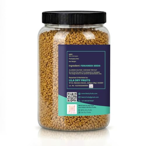 Image 6 of LILA DRY FRUITS Methi Dana Fenugreek Seeds Whole Raw
