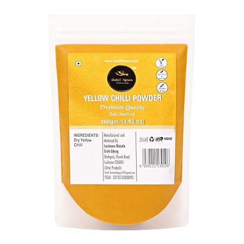 Image 3 of 100 g (Pack of 2) for the product Halyf Spices Yellow Chilli Powder