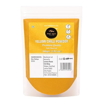 Image 3 of 100 g (Pack of 2) for the product Halyf Spices Yellow Chilli Powder