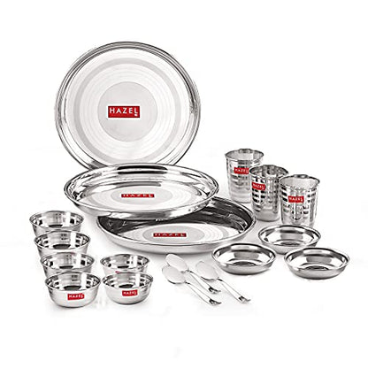 Image 6 of 18 / Designer for the product HAZEL Stainless Steel Dinner Set
