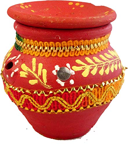 Image 4 of Suninow Designer Karwa Chauth Thali Set with AHOI Ashtami Thali Set