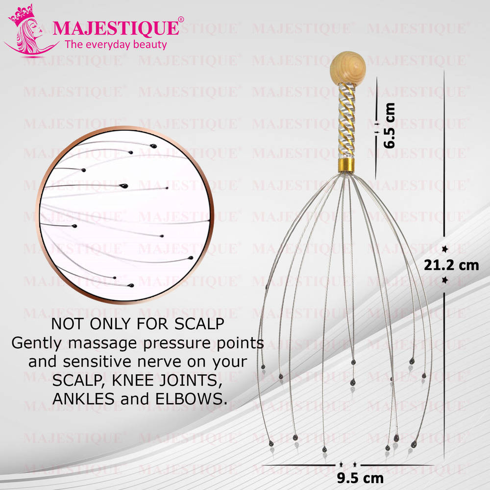Image 2 of Majestique Scalp Massager for Handheld Head Massage Tingle - Stress Relief - Color May Vary