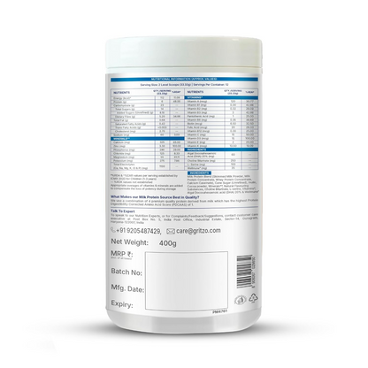 Image 7 of Gritzo SuperMilk Overall Growth (2-6y Boy & Girl) (Double Chocolate) with Super Gummies (Natural Orange Flavour)