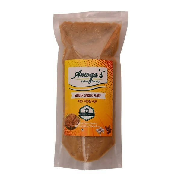 Image 1 of 250 gm / Pack of 1 for the product Amoga's Pickles Factory Ginger & Garlic Paste