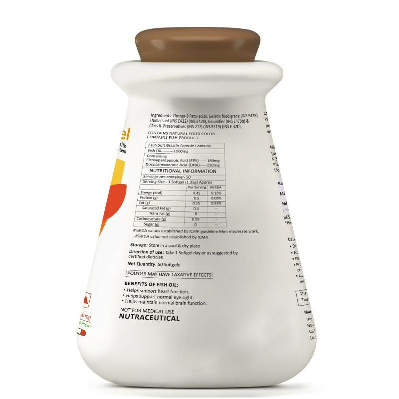 Image 2 of MyFitFuel Salmon Fish Oil Omega 3 1000mg Capsules