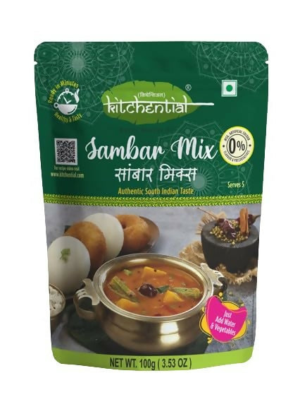 Image 1 of 100 / Pack of 3 for the product Kitchential Sambar Mix