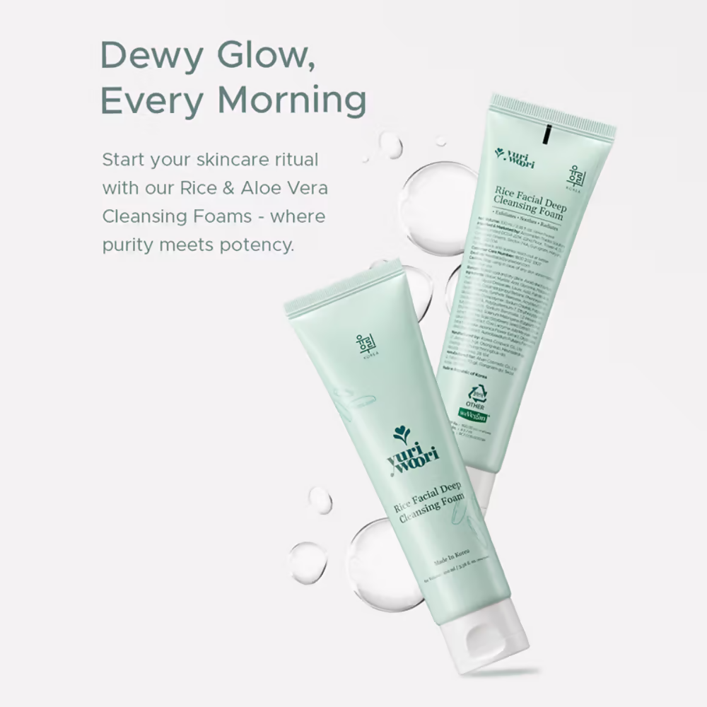 Image 2 of Yuri Woori Rice Facial Deep Cleansing Foam