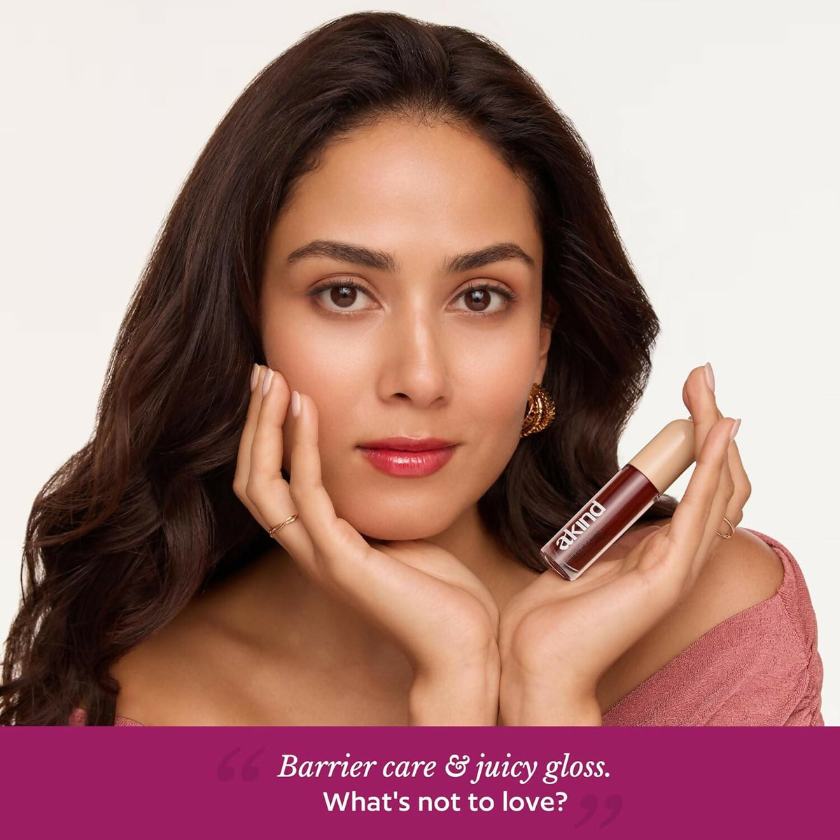 Image 4 of Akind Take A Shine Tinted Lip Gloss Oil - 06 Day Dream