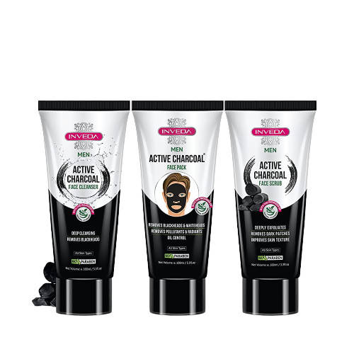 Image 1 of Kit / Pack of 1 for the product Inveda Active Charcoal Kit For Men