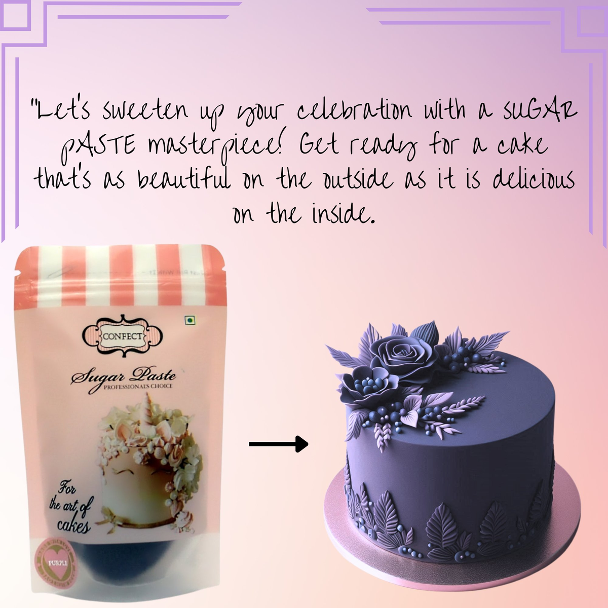 Image 4 of Confect Purple Fondant | Edible Sugarpaste