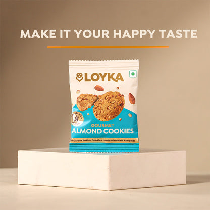 Image 5 of Loyka Almond Cookies (No Maida) 12 Pcs Box