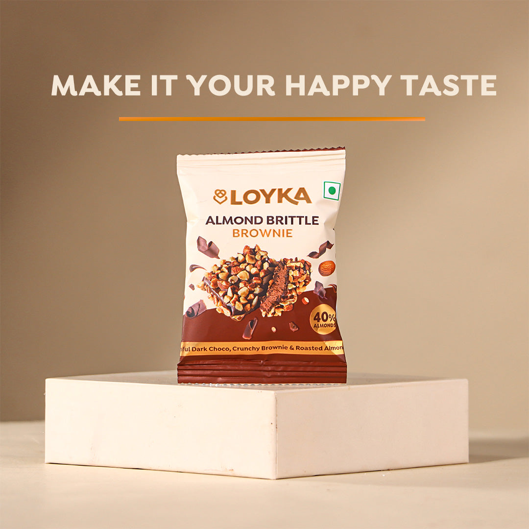 Image 3 of Loyka Almond Brittle Brownie 14 Pcs Box