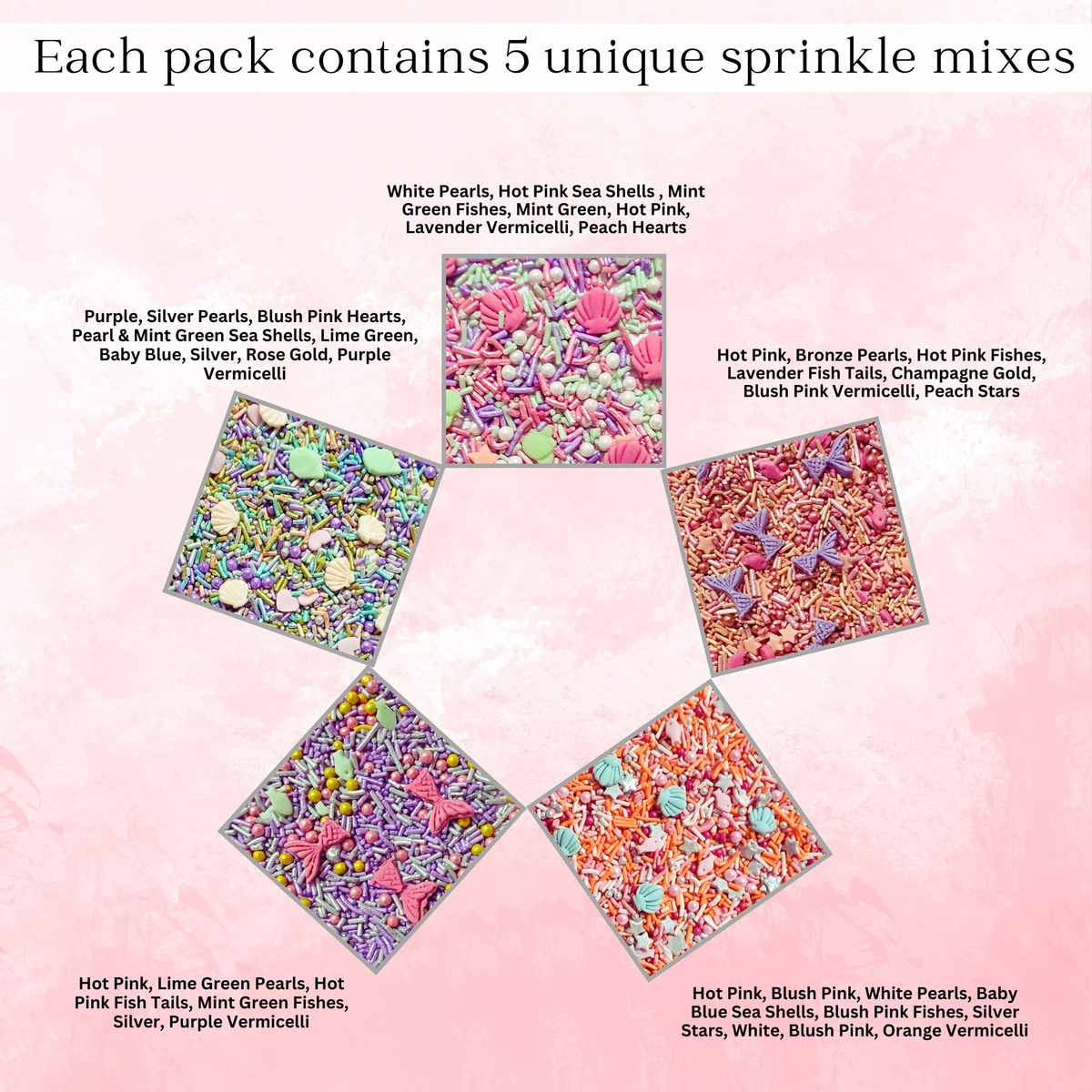 Image 4 of Confect Under the Sea Sprinkles for Decorations 04