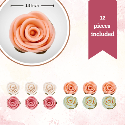 Image 5 of Confect Ombre- 3 | Edible Sugar Roses Topper