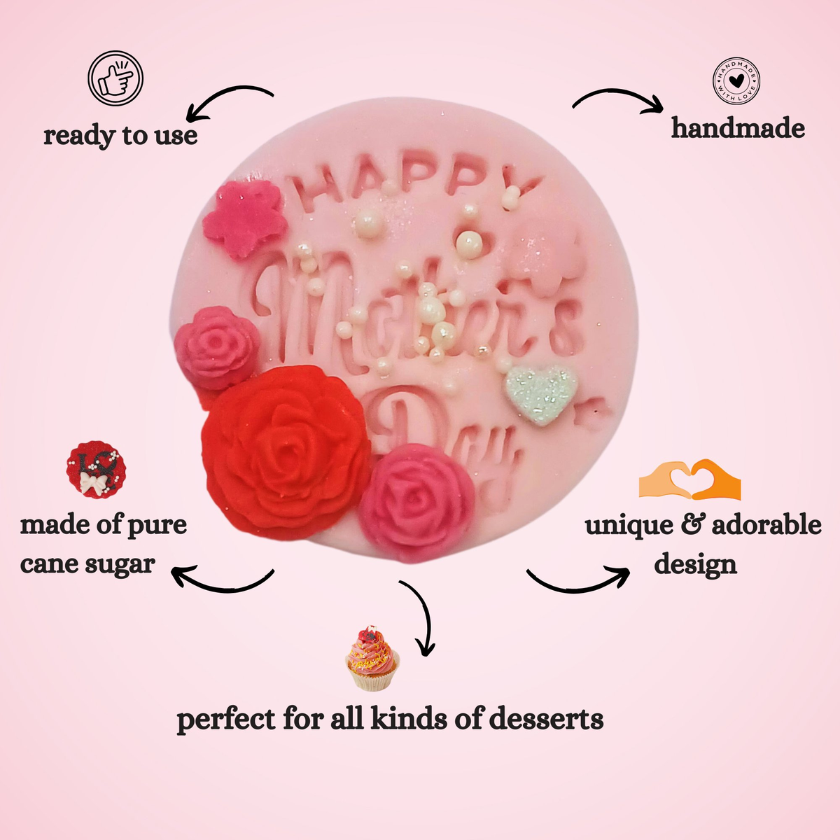 Image 4 of Confect Edible Mother's Day Topper 05