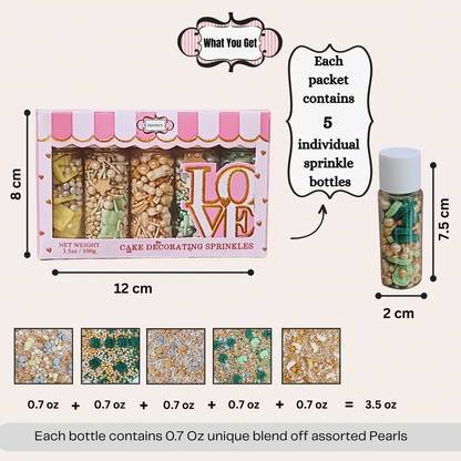 Image 4 of Confect Baby Shower Sprinkles | Gender Reveal Sprinkles Pack of 5 (BABY SHOWER -02)