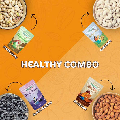 Image 2 of Fabeato Premium Dry Fruits and Nuts 4 Combo