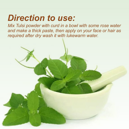 Image 4 of Nuerma Science Tulsi Natural Powder For Face & Hair Care