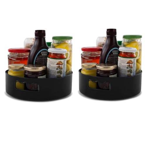 Image 9 of Black V1 / 1 for the product HomeWiz 360° Rotating Kitchen Organiser