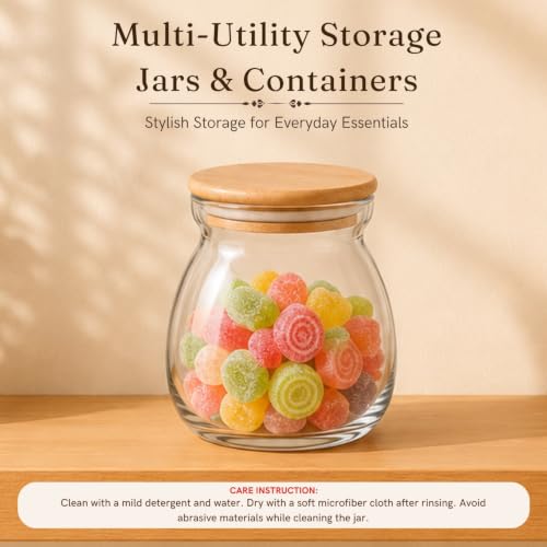 Image 3 of ExclusiveLane Basics Crystal Elegance Airtight Glass Container 700 ml