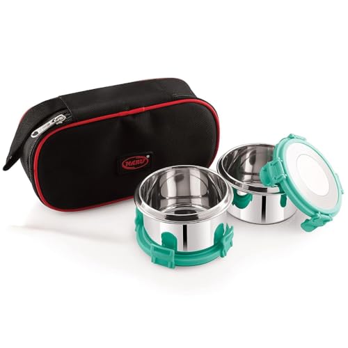 Image 1 of Default Title for the product MARU Stainless Steel Lunch Box Set of 2, 350ML