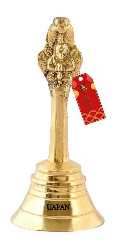 Image 1 of 4 Inch / Pack of 1 for the product Uapan Brass Nagpari Garun Puja Bell