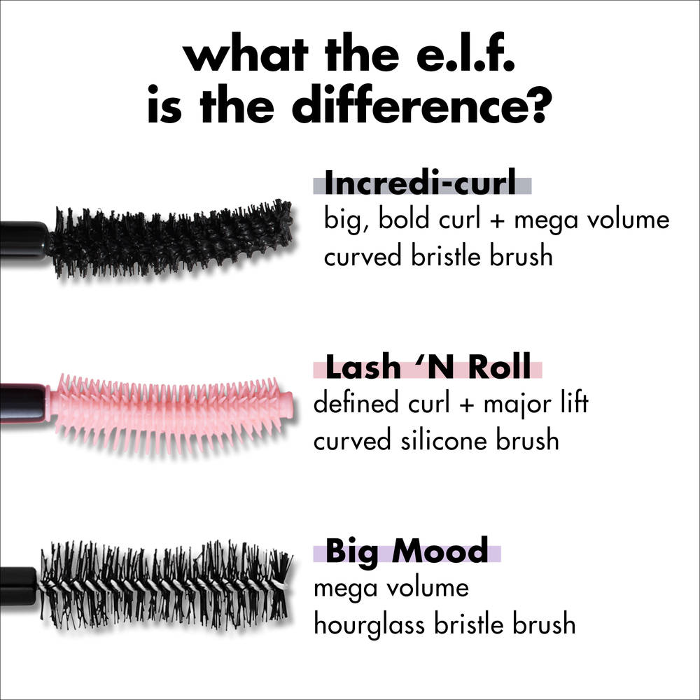 Image 4 of e.l.f. Cosmetics Incredi-Curl Mascara - Soft Black