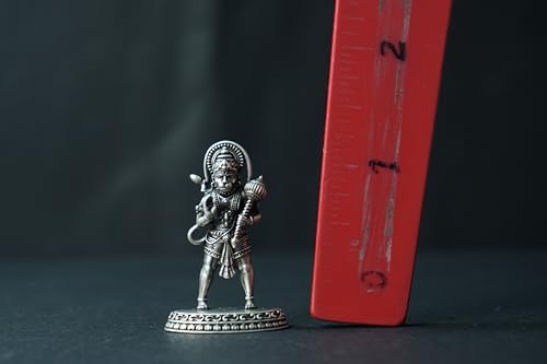 Image 5 of Dista Silvers Antique Hanuman Idol Standing 10.27G