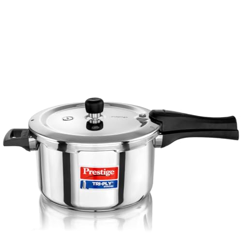 Image 1 of Default Title for the product Prestige 5 Litre Triply Svachh Outerlid Pressure Cooker