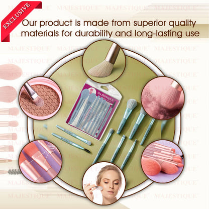 Image 6 of Majestique Makeup Brush Collection Set