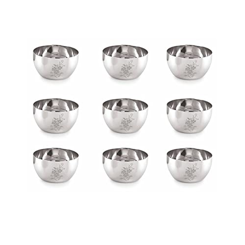 Image 2 of neelam Stainless Steel 200 ml Vati Set of 6