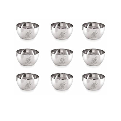 Image 2 of neelam Stainless Steel 200 ml Vati Set of 6