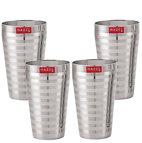 Image 14 of Set of 4 / Designer Lassi Glass, 750 ML for the product HAZEL Stainless Steel Glasses