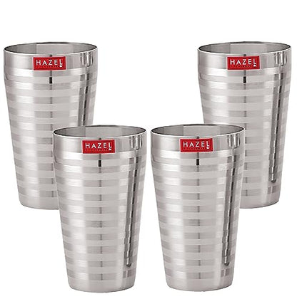 Image 14 of Set of 4 / Designer Lassi Glass, 750 ML for the product HAZEL Stainless Steel Glasses