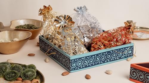 Image 1 of Default Title for the product LILA DRY FRUITS Diwali Gift Hamper for Family and Friends with Cashews, Almonds, Raisins, Pista