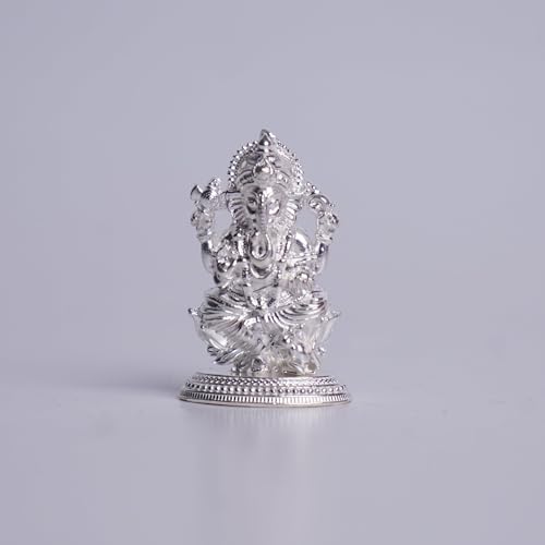 Image 1 of Default Title for the product Dista Silvers Ganesh Statue 9g