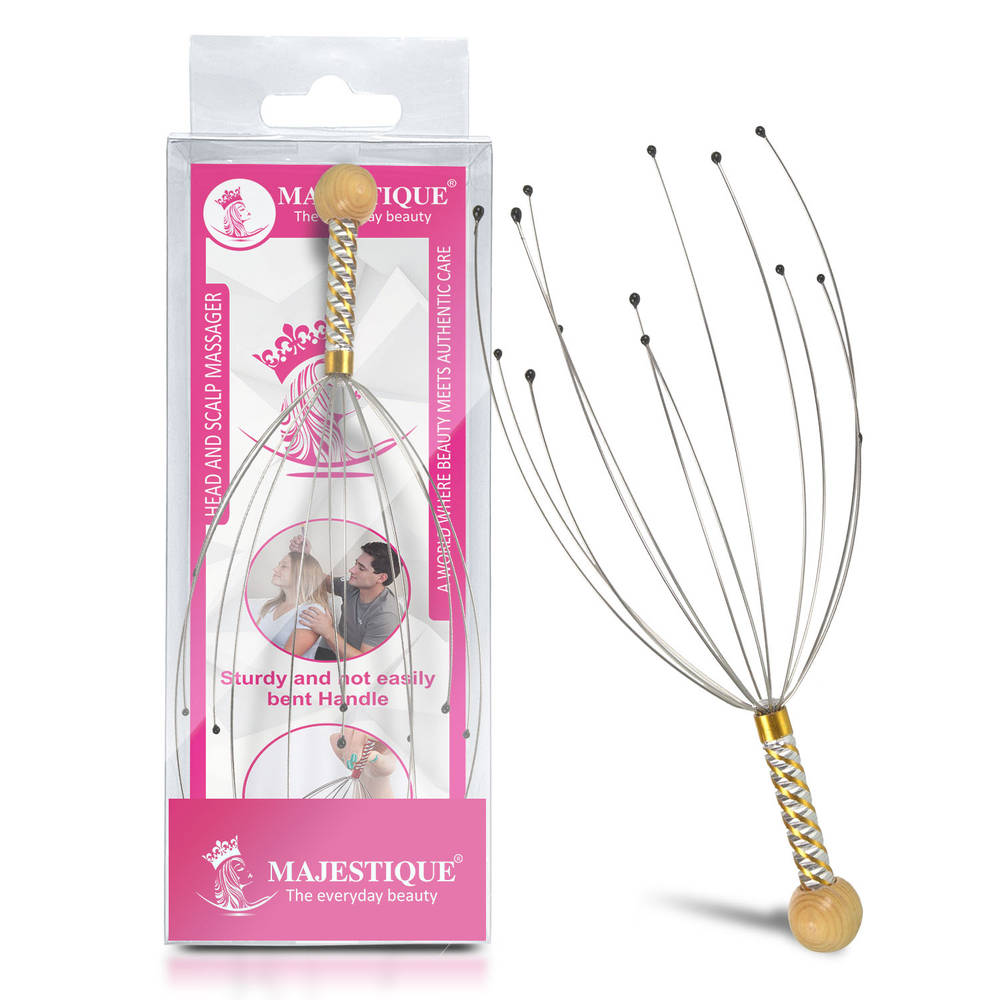 Image 1 of 1 pc for the product Majestique Scalp Massager for Handheld Head Massage Tingle - Stress Relief - Color May Vary